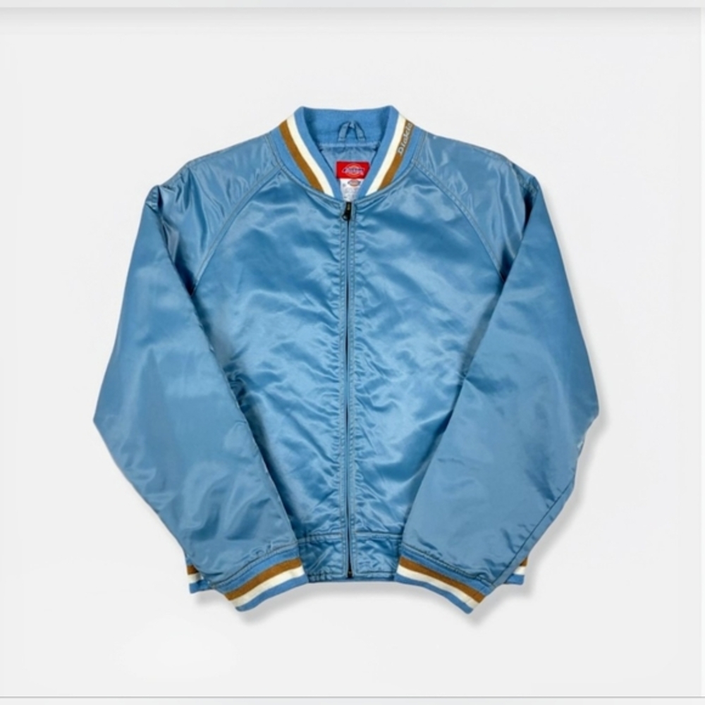 Vintage Dickies bomber jacket size Medium, light blue